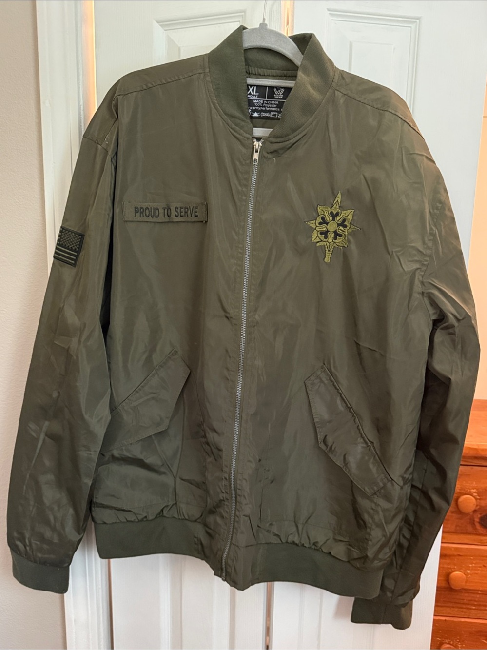 Men’s XL Army Military Intelligence Bomber Jacket – Recon Wear